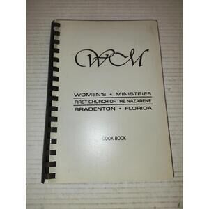 Vintage Church Cookbook Bradenton Women's Ministries First Church Of Nazarene